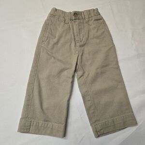 Polo Ralph Lauren Chino Dress Pants Khaki Toddler Boys Size 18m